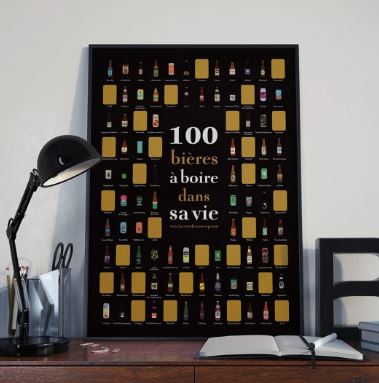 affiche 100 bières